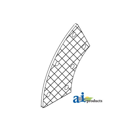 A & I Products Brake Pad (3/Bag), Fiber 5" x8" x1" A-AR28488